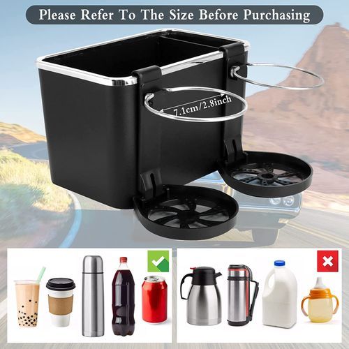 Boîte de rangement pour accoudoir de voiture, porte-gobelet de voiture, téléphones portables, boîtes à mouchoirs (EN PROMOTION - Stock très limité)