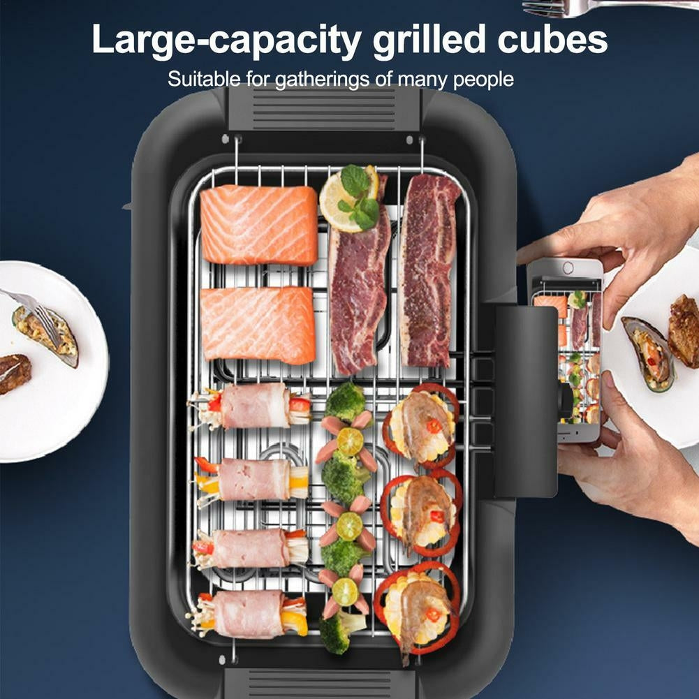 Barbecue Grill - Braise poisson, viande, crabe, gambas, brochette sans fumé (PROMO RAMADAN - Stock presqu'épuisé)