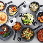 Load image into Gallery viewer, Lot de casseroles, poeles anti adhésives, multifonction, cuisson rapide (PROMOTION SPÉCIALE RAMADAN)
